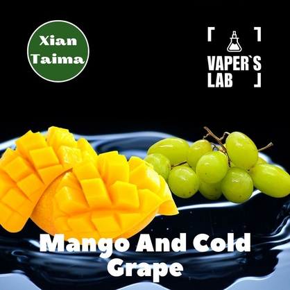 Фото, Видео, Аромки для самозамеса Xi'an Taima "Mango and Cold Grape" (Манго и холодный виноград) 