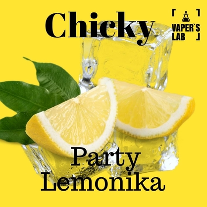 Фото, Видеообзор на жижку Salt Chicky Salt Party lemonika 15 ml