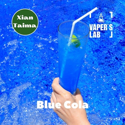 Фото, Видео, Ароматизатор для вейпа Xi'an Taima "Blue Cola " (Синяя кола) 