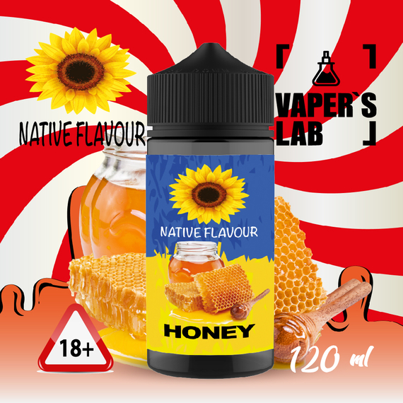 Відгуки  рідина для електронних сигарет із нікотином native flavour honey 120ml