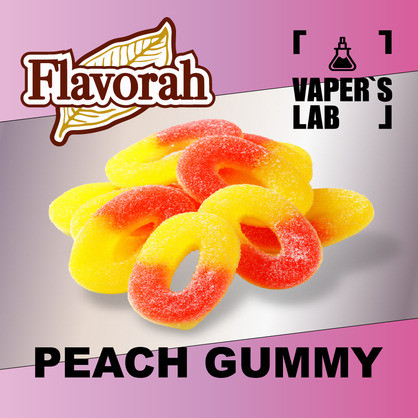 Фото на Ароматизатор Flavorah Peach Gummy Персикові желейки