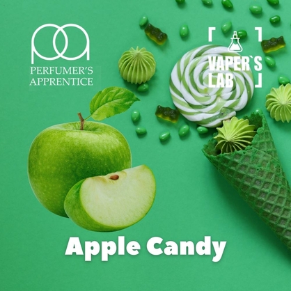 Фото, Видео, Натуральные ароматизаторы для вейпов TPA "Apple Candy" (Яблочная конфета) 