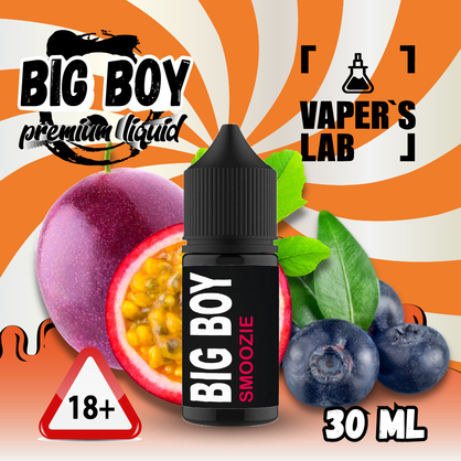 Фото, Видеообзор на жижку Salt BIG BOY Salt Smoozie tropic fruits 30 ml