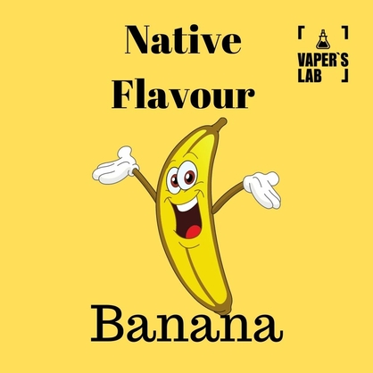 Фото купити рідину для електронних сигарет native flavour banana 15 ml