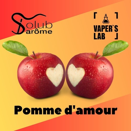 Фото, Відеоогляди на Ароматизатори для сольового нікотину Solub Arome "Pomme d\'amour" (Райське яблуко) 