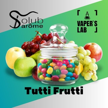 Фото, Видео, Аромки для вейпа Solub Arome "Tutti Frutti" (Фруктовая жвачка) 