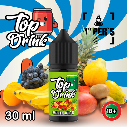 Фото, Видеообзор на жижку Salt Top Drink SALT Multi Juice 30 ml