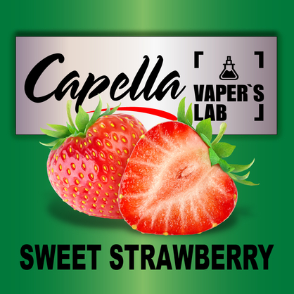 Фото на Аромку Capella Sweet Strawberry Солодка полуниця