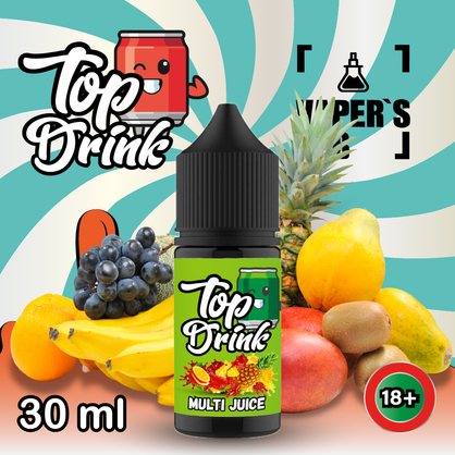 Фото, Видеообзор на жижку Salt Top Drink SALT Multi Juice 30 ml