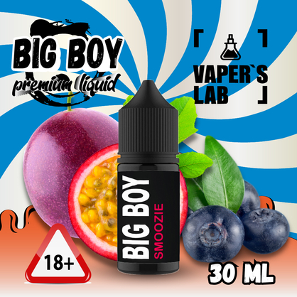 Фото, Видеообзор на жижку Salt BIG BOY Salt Smoozie tropic fruits 30 ml