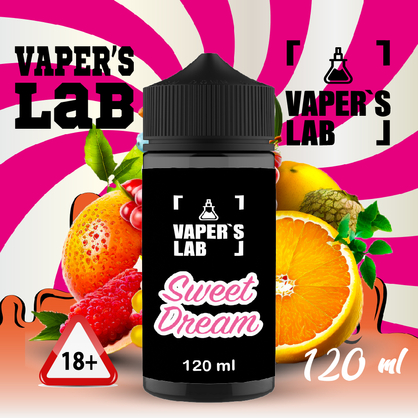 Фото заправка для вейпа vapers lab sweet dream 120 ml