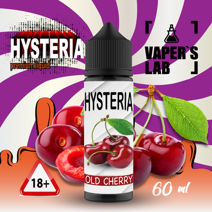 Фото рідина для електронних сигарет hysteria old cherry 30 ml