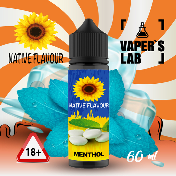 Отзывы  жидкость для вейпа без никотина native flavour menthol 60 ml