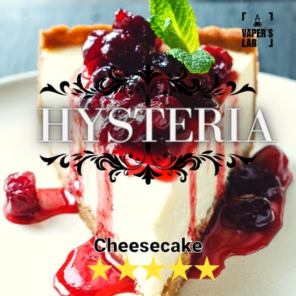 Фото жижи для пода hysteria cheesecake 30 ml