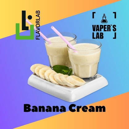 Фото на Аромки для вейпа для вейпа Flavor Lab Banana Cream 10 мл