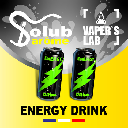 Фото, Відеоогляди на ароматизатор для самозамісу Solub Arome "Energy drink" (Енергетик) 