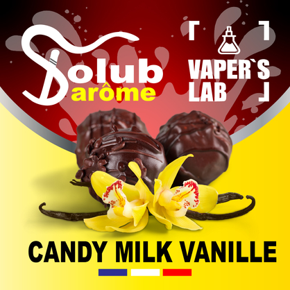 Фото, Відеоогляди на Ароматизатори для самозамісу Solub Arome "Candy milk vanille" (Молочна цукерка з ваніллю) 