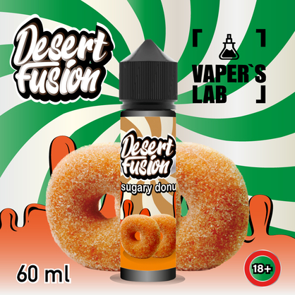 Фото рідини для електронних сигарет dessert fusion sugary donut 60 ml