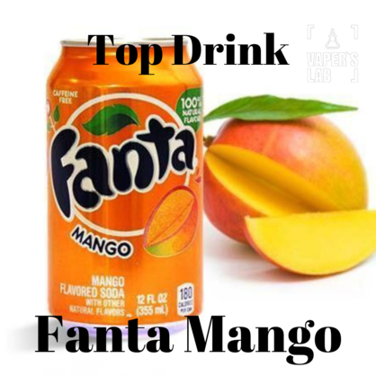 Фото, Видеообзор на жижку Salt Top Drink SALT Fanta Mango 30 ml