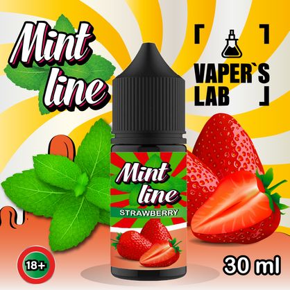 Фото жидкость для под систем mint strawberry 30ml