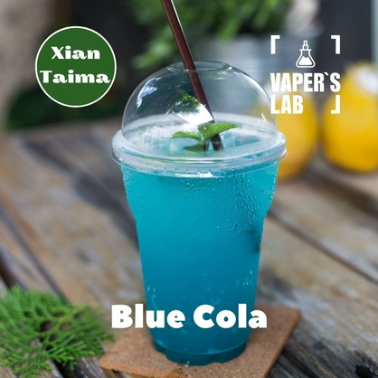 Фото, Видео, Ароматизатор для вейпа Xi'an Taima "Blue Cola " (Синяя кола) 