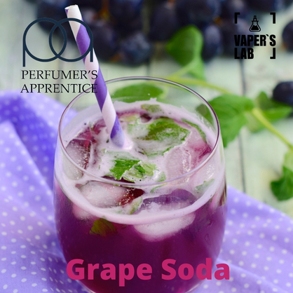 Фото, Відеоогляди на Ароматизатори для рідини вейпів TPA "Grape Soda" (Виноградний лимонад) 