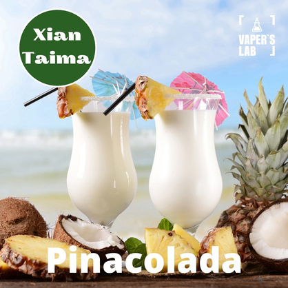 Фото, Видео, Компоненты для самозамеса Xi'an Taima "Pinacolada" (Пиноколада) 