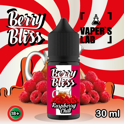 Фото сольова жижа top berry bliss raspberry chill 30 мл