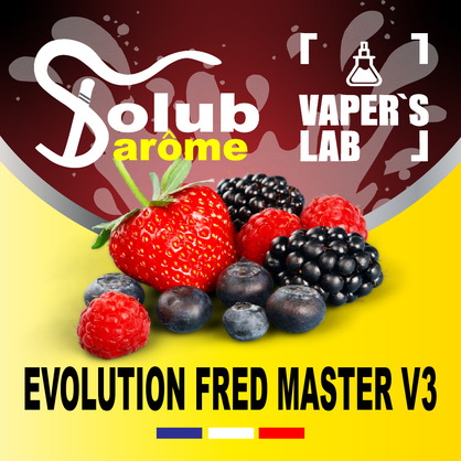 Фото, Видео, Натуральные ароматизаторы для вейпа  Solub Arome "EvolutionFred Master V3" (Ягоды и смородина) 