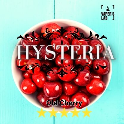 Фото, Видео на заправки для вейпа Hysteria Old Cherry 30 ml