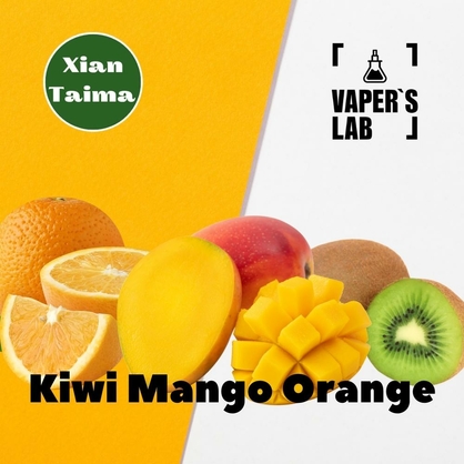 Фото, Видео, Ароматизаторы для самозамеса Xi'an Taima "Kiwi Mango Orange" (Киви манго апельсин) 