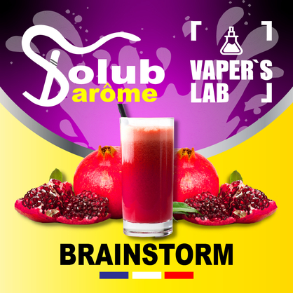 Фото, Видео, Лучшие вкусы для самозамеса Solub Arome "Brainstorm" (Гранатовый напиток) 