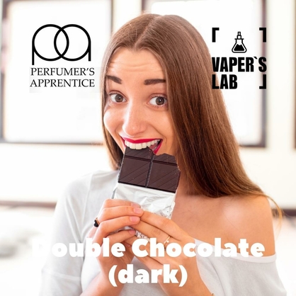 Фото, Відеоогляди на Ароматизатор для вейпа TPA "Double Chocolate (Dark)" (Подвійний темний шоколад) 