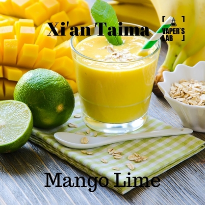 Фото, Видео, Аромки для самозамеса Xi'an Taima "Mango Lime" (Манго лайм) 