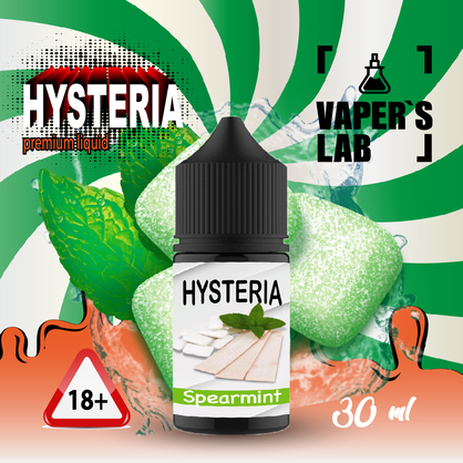 Фото, Відеоогляди на Жижу Salt Hysteria Salt Spearmint 30 ml