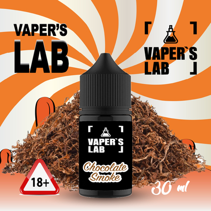 Фото, Видеообзор на жижку Salt Vaper's LAB Salt Chocolate smoke 30 ml