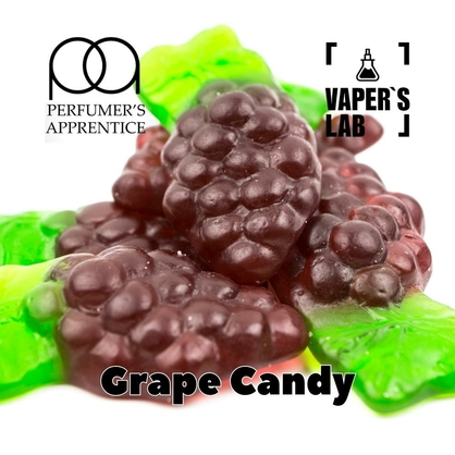 Фото, Відеоогляди на Ароматизатори для самозамісу TPA "Grape Candy" (Виноградний льодяник) 