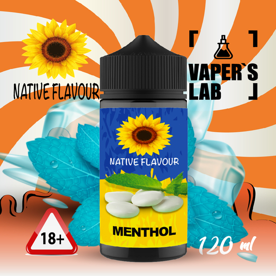 Отзывы  жижа для вейпа купить native flavour menthol 120 ml