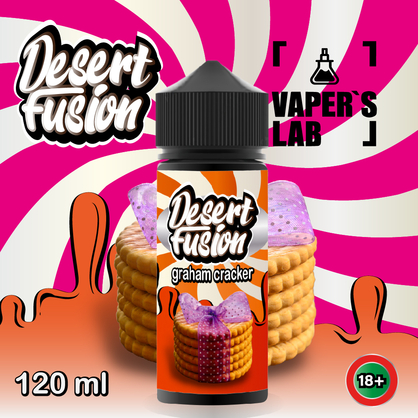 Фото рідини для електронних сигарет dessert fusion graham cracker 120 ml