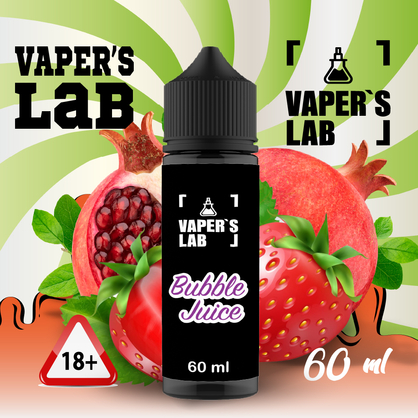 Фото, Видео на жидкость для вейпа Vapers Lab Bubble juice 60 ml