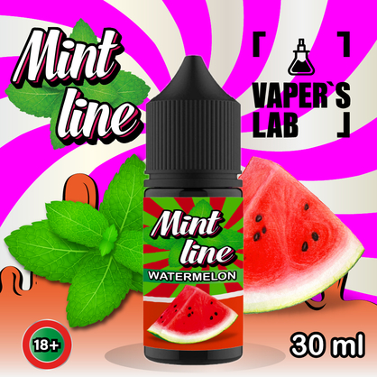 Фото сольова жижа для пода mint watermelon 30ml