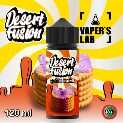 Фото жижи для вейпа dessert fusion graham cracker 120 ml