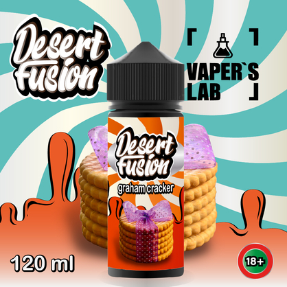 Фото жижи для вейпа dessert fusion graham cracker 120 ml