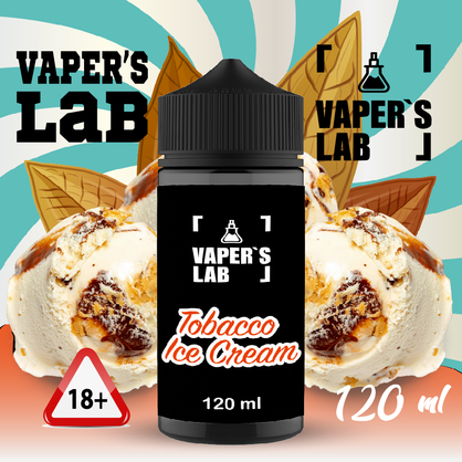 Фото купить заправку для вейпа без никотина vapers lab tobacco ice cream