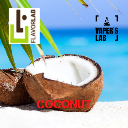 Фото на Ароматизаторы для вейпа Flavor Lab Coconut 10 мл