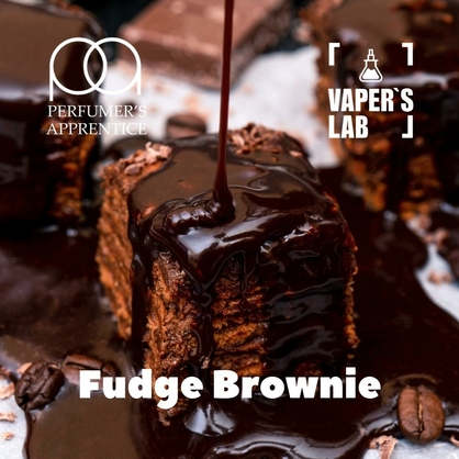 Фото, Видео, Премиум ароматизатор для электронных сигарет TPA "Fudge Brownie" (Шоколадный пирог с карамелью) 