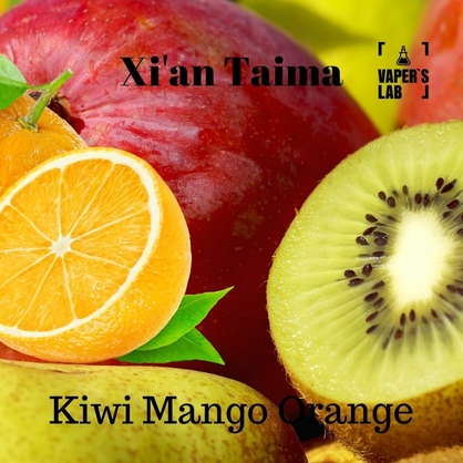 Фото, Видео, Ароматизаторы для самозамеса Xi'an Taima "Kiwi Mango Orange" (Киви манго апельсин) 