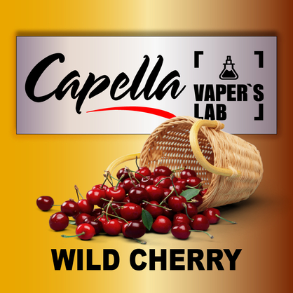 Фото на Ароматизатори Capella Wild Cherry with Stevia Дика Вишня