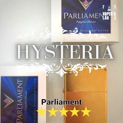 Фото, Видео на жидкость для вейпа Hysteria Parlament 30 ml