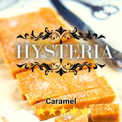 Фото заправка для вейпа с никотином hysteria caramel 60 ml